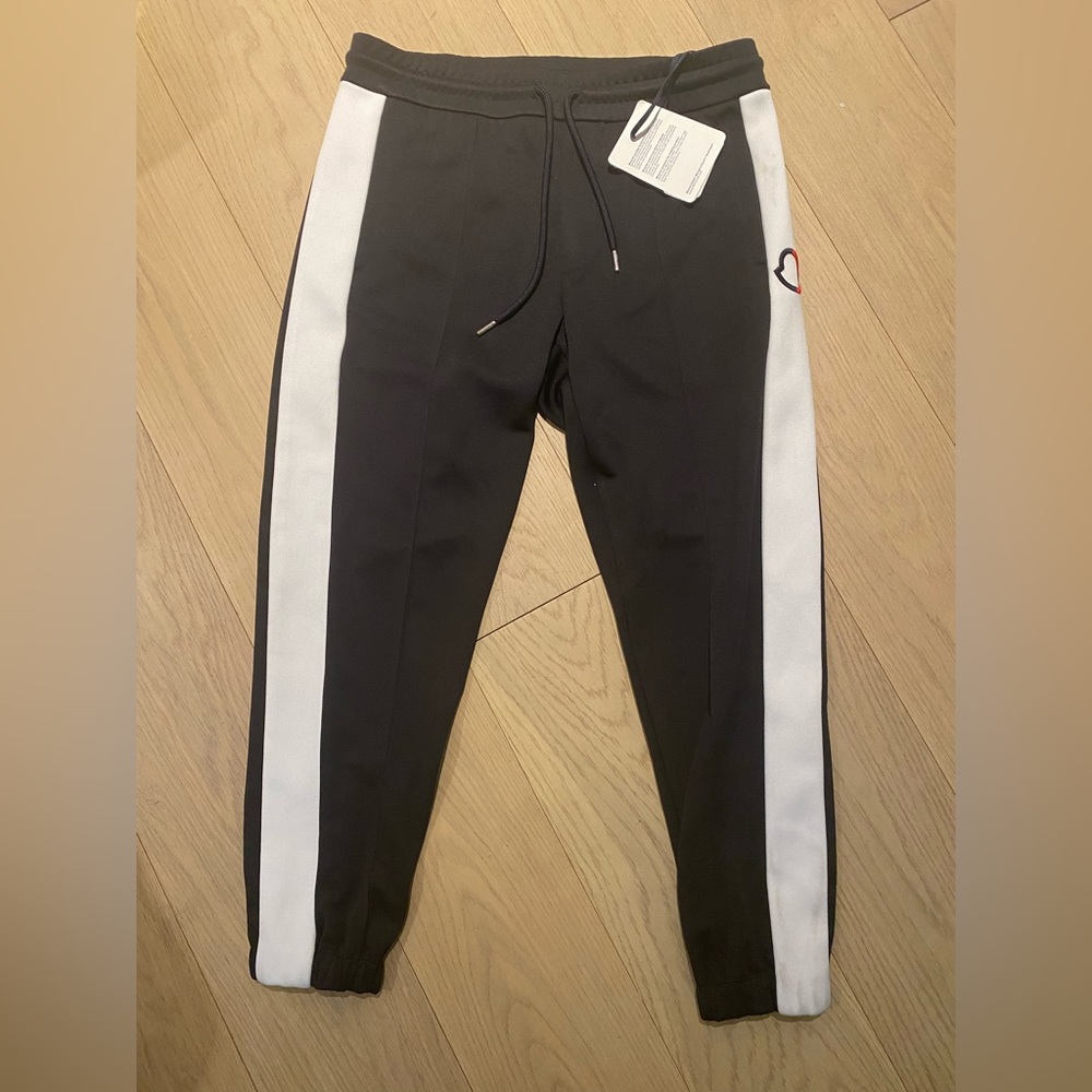 Moncler Striped Technical Fabric Drawstring Joggers